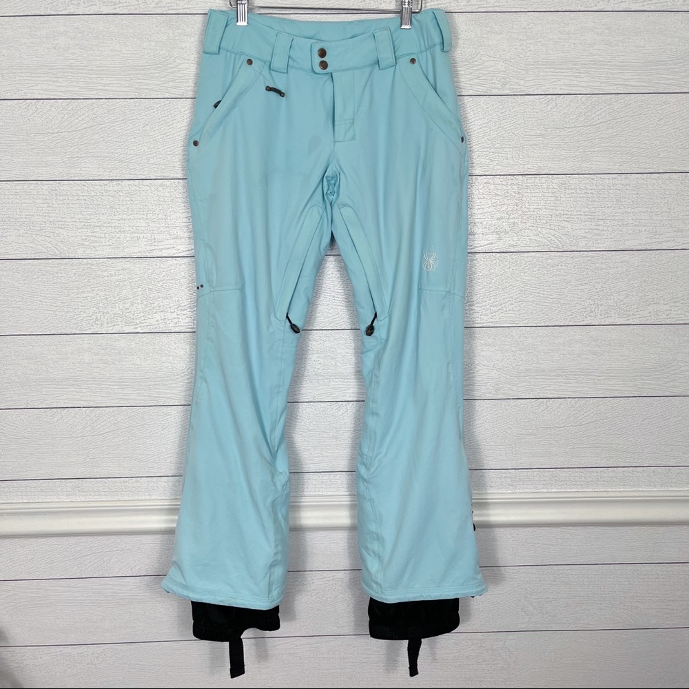 SPYDER XTL Skiing Snow‎ Pants Light Blue Size 6/Small